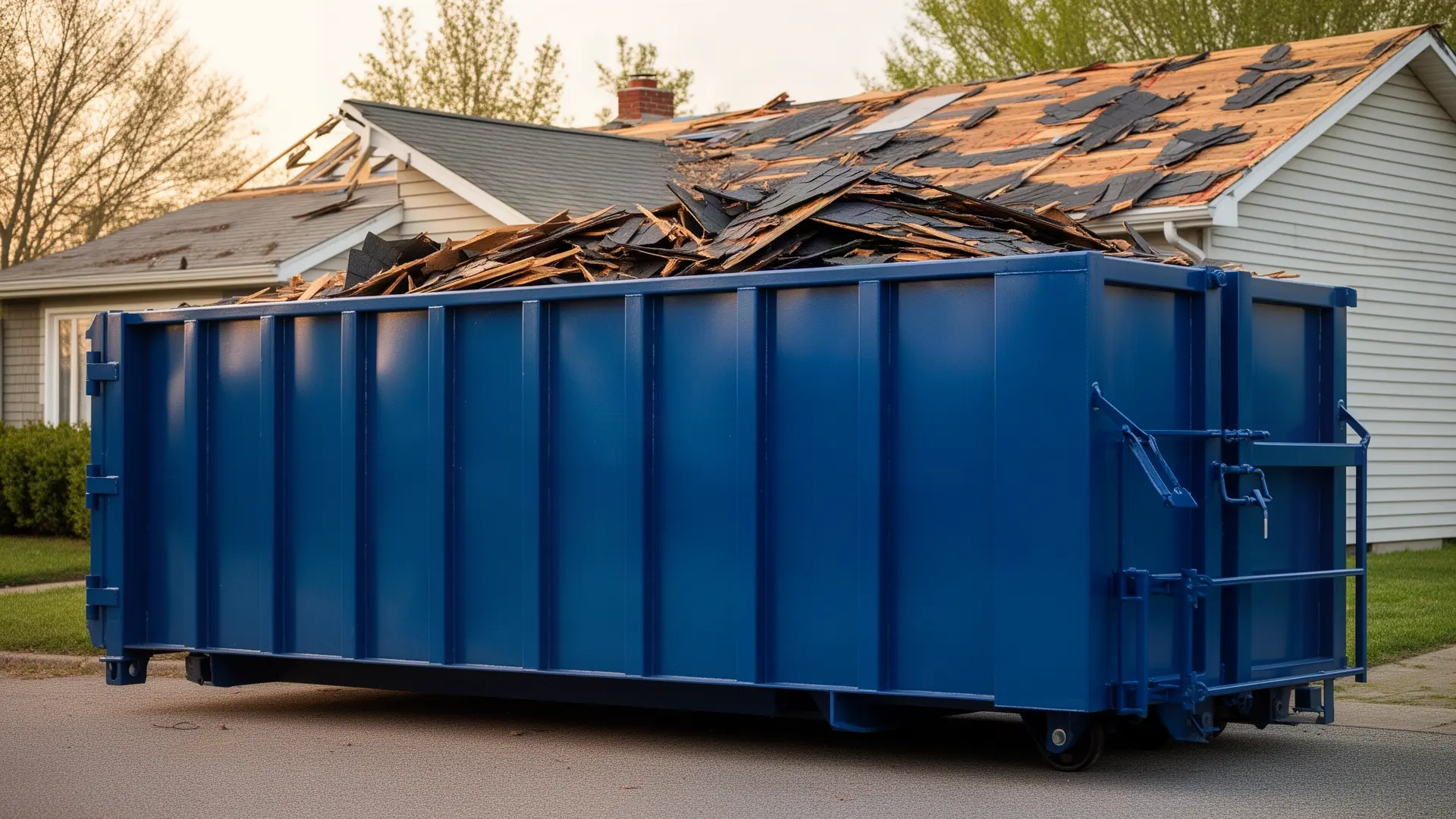 Roll-off dumpster from Black Bear Dumpster Rental in Asheville, NC